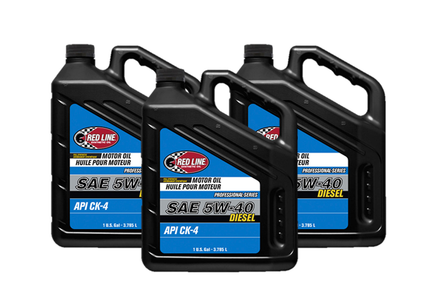 Motor Oil - Professional Series - 5W40 - Diesel - Synthetic - 1 gal Bottle - Set of 3