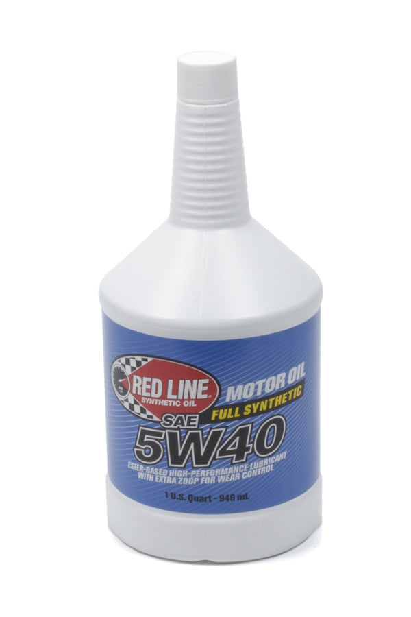 Motor Oil - High Performance - High Zinc - 5W40 - Synthetic - 1 qt Bottle - Each