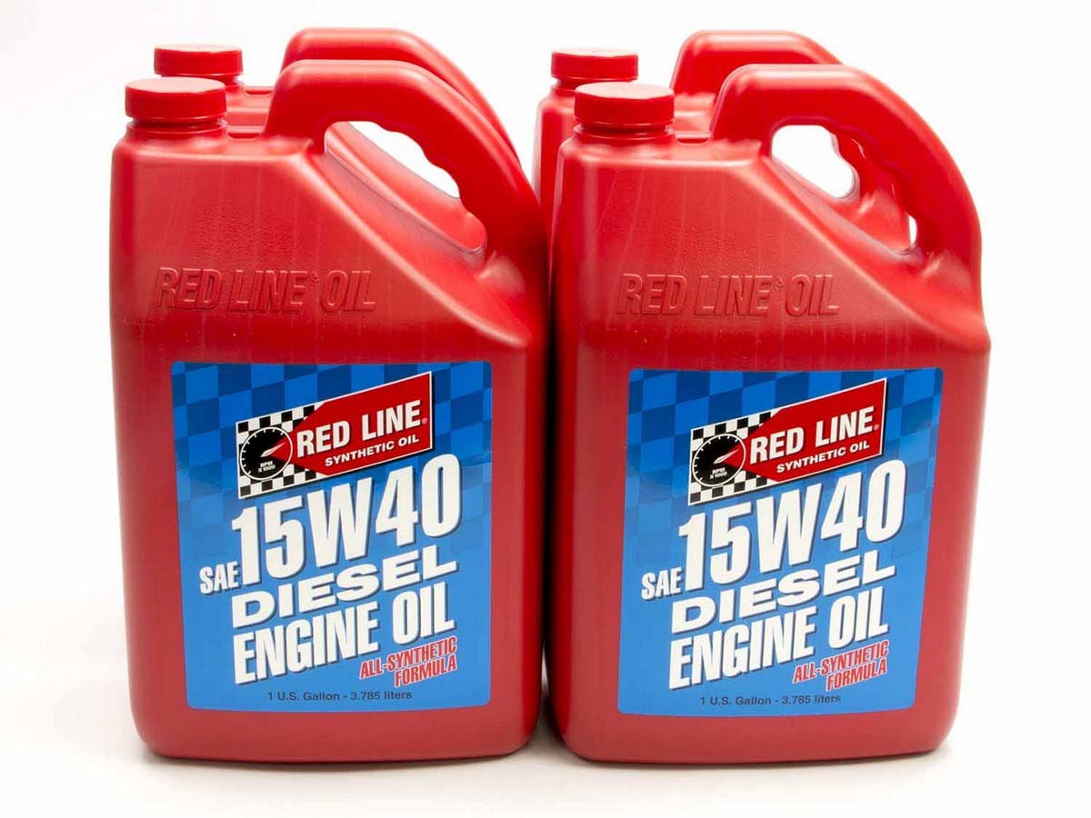 Motor Oil - Diesel Motor Oil - 15W40 - Synthetic - 1 gal Jug - Diesel Engines - Set of 4