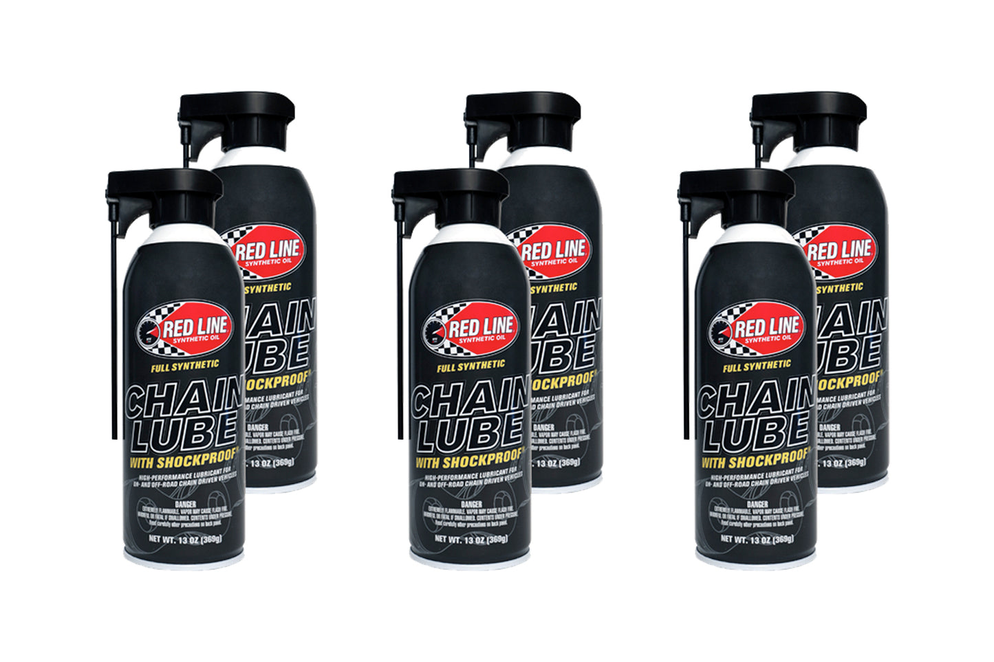 Chain Lube - Chain Lube - Synthetic - 13 oz Aerosol - Set of 6