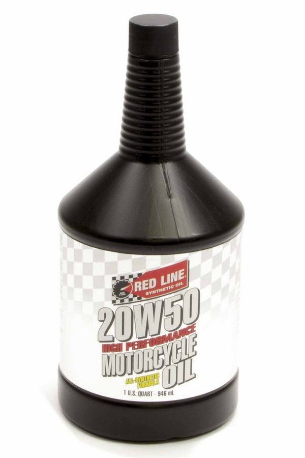 Motor Oil - 20W50 - Synthetic - 1 qt Bottle - Motorcycle - Each