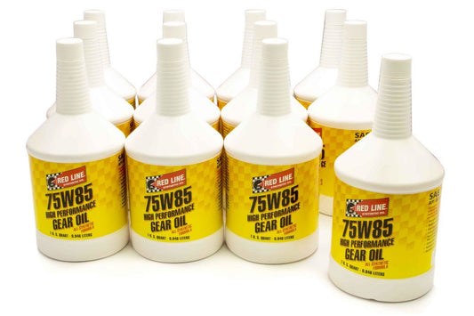 Gear Oil - 75W85 - Limited Slip Additive - Synthetic - 1 qt Bottle - Set of 12