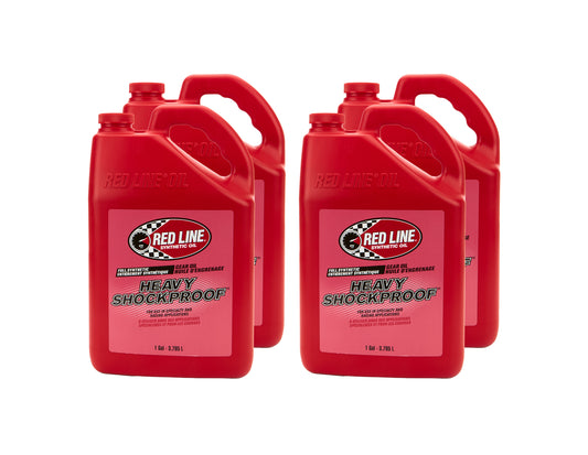 Gear Oil - Heavy - Shockproof - Synthetic - 1 gal Bottle - Set of 4