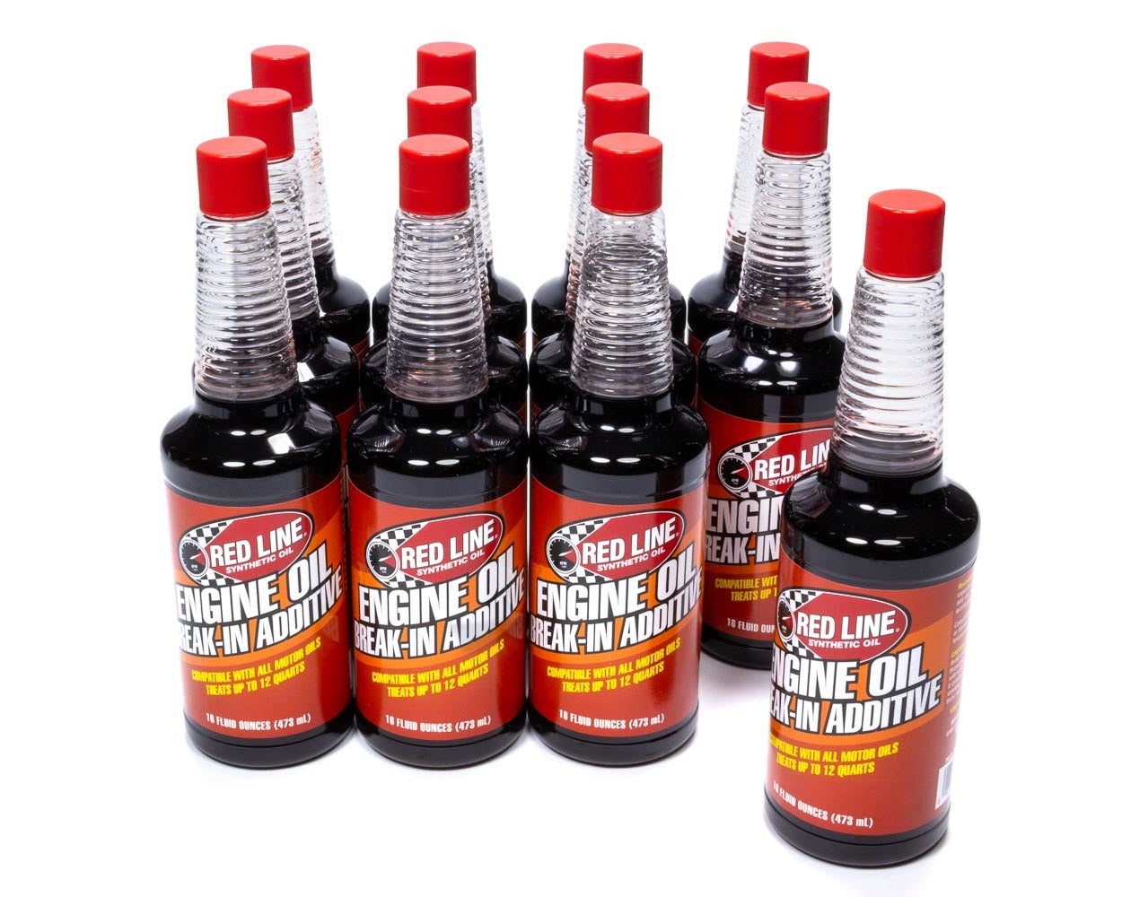 Motor Oil Additive - Break-In - High Zinc - Synthetic - 16 oz Bottle - Set of 12