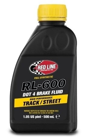 Brake Fluid - RL-600 - DOT 4 - Synthetic - 16.9 oz Bottle - Each