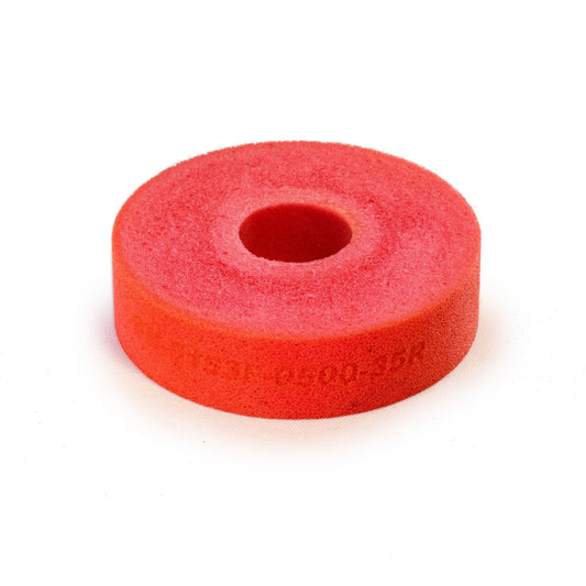 Bump Stop Puck - 5150 - 2 in OD - 0.5 in ID - 0.5 in Tall - 35 Durometer - Foam - Red - Each