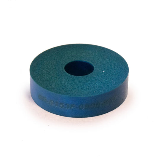 Bump Stop Puck - 5150 - 2 in OD - 0.5 in ID - 0.5 in Tall - 65 Durometer - Foam - Blue - Each