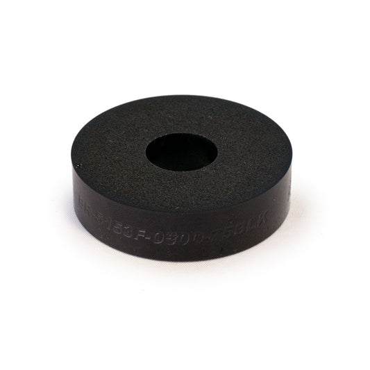 Bump Stop Puck - 5150 - 2 in OD - 0.5 in ID - 0.5 in Tall - 75 Durometer - Foam - Black - Each