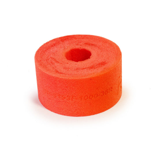 Bump Stop Puck - 5150 - 2 in OD - 0.5 in ID - 1 in Tall - 35 Durometer - Foam - Red - Each