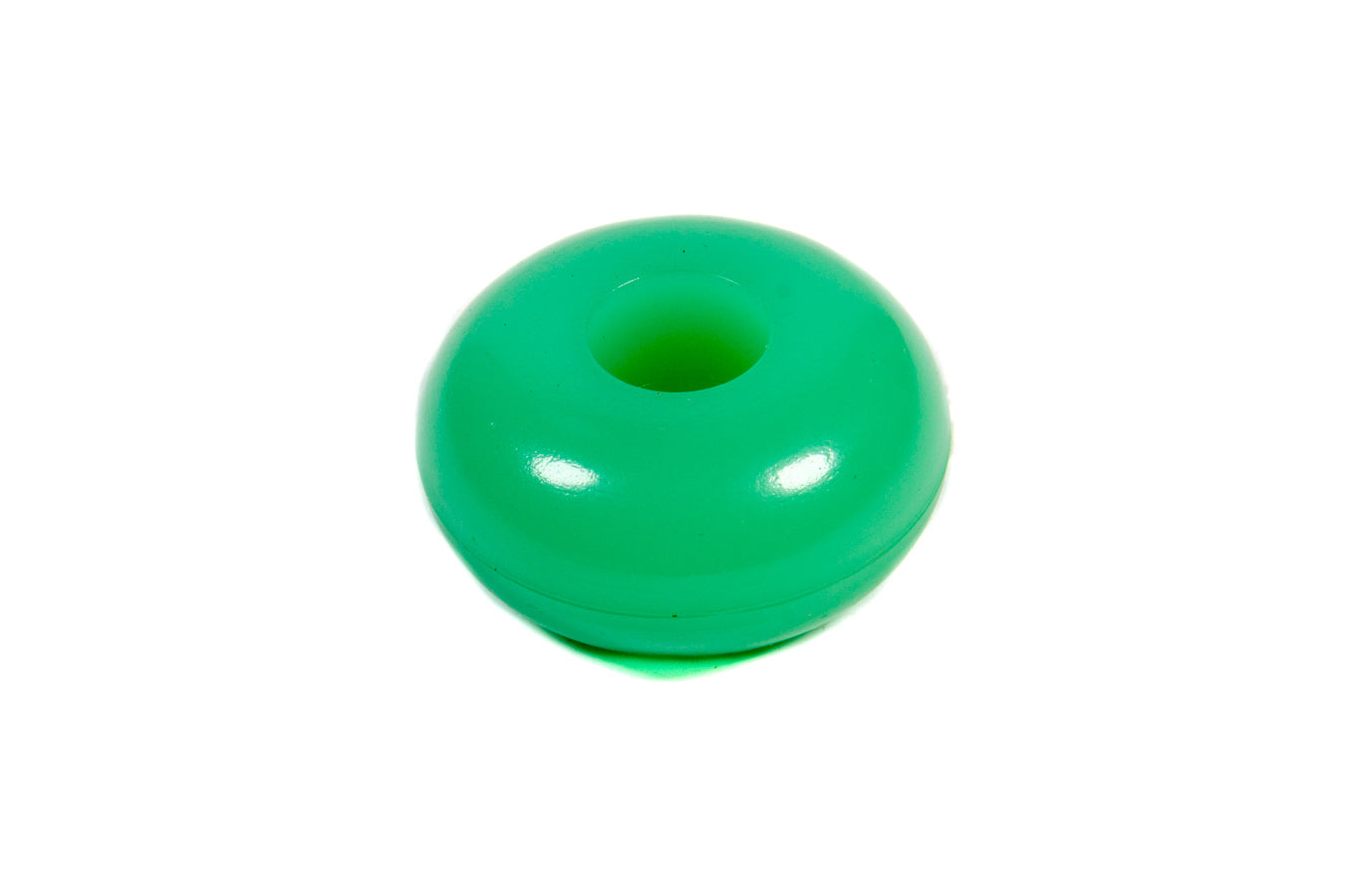 Bump Stop Puck - 2 in OD - 0.625 in ID - 1 in Tall - 70 Durometer - Polyurethane - Green - Each