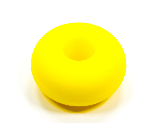 Bump Stop Puck - 2 in OD - 0.625 in ID - 1 in Tall - 80 Durometer - Polyurethane - Yellow - Each