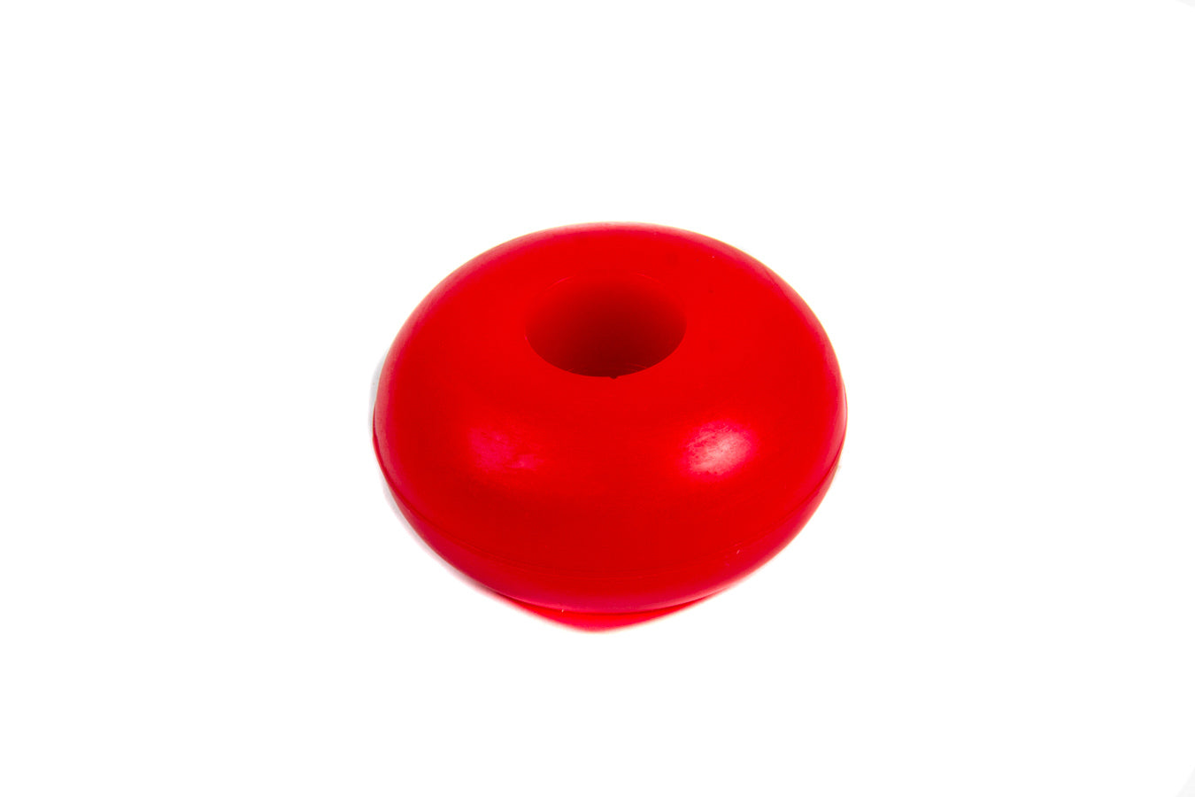 Bump Stop Puck - 2 in OD - 0.625 in ID - 1 in Tall - 85 Durometer - Polyurethane - Red - Each