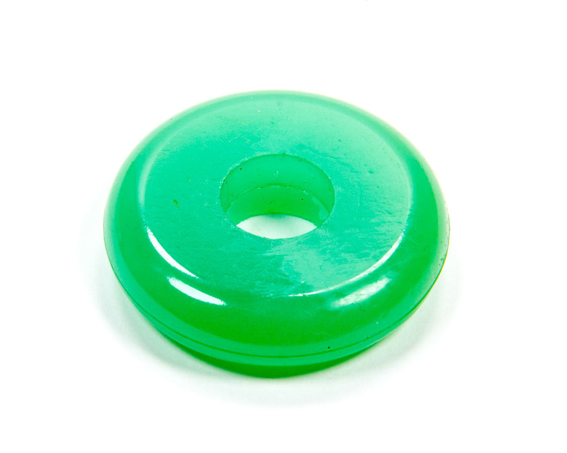 Bump Stop Puck - 2 in OD - 0.625 in ID - 0.5 in Tall - 70 Durometer - Polyurethane - Green - Each