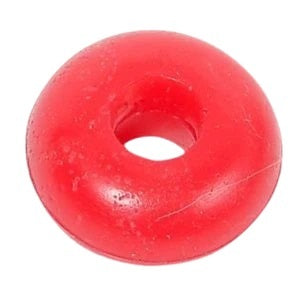 Bump Stop Puck - 1.5 in OD - 0.500 in ID - 0.75 in Tall - 60 Durometer - Polyurethane - Red - Each