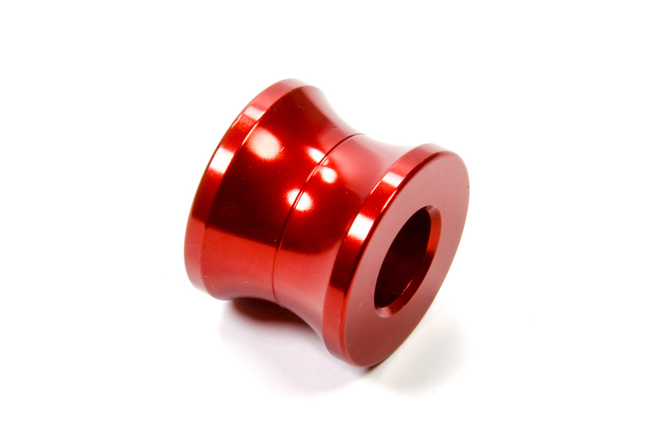 Bump Stop Spacer - 1 in Thick - 14 mm Shaft - Aluminum - Red Anodized - Each