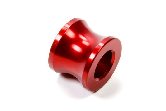 Bump Stop Spacer - 1 in Thick - 16 mm Shaft - Aluminum - Red Anodized - Each