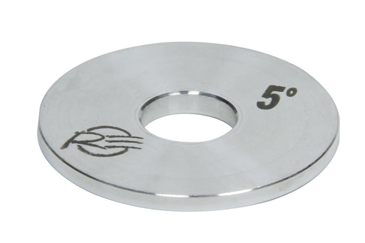 Tapered Washer - Bump Stop Divider - 2 in OD - 5/8 in ID - 5 Degree Taper - Aluminum - Clear Anodized - Each