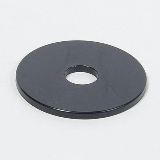 Flat Washer - Bump Stop Divider - 0.502 in ID - 2 in OD - 0.125 in Thick - Aluminum - Black Anodized - Each