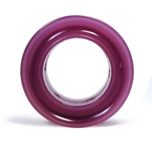 Spring Rubber - 60 Durometer - 2.5 in Spring - 0.75 in Height - Rubber - Purple - Each