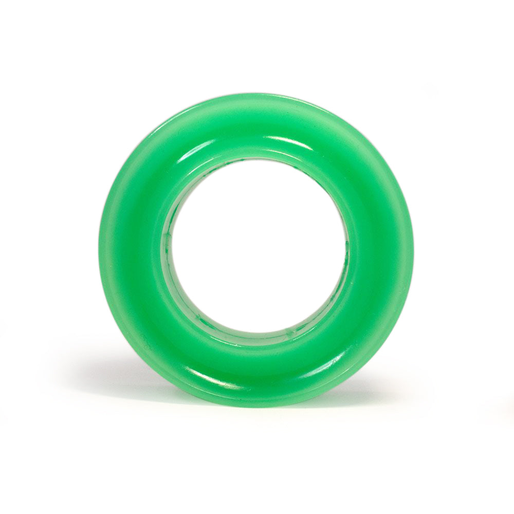 Spring Rubber - 70 Durometer - 2.5 in Spring - 0.75 in Height - Rubber - Green - Each