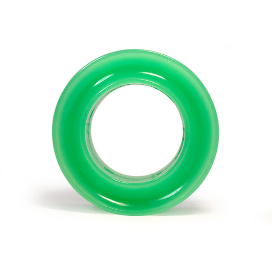 Spring Rubber - 70 Durometer - 2.5 in Spring - 0.75 in Height - Rubber - Green - Each