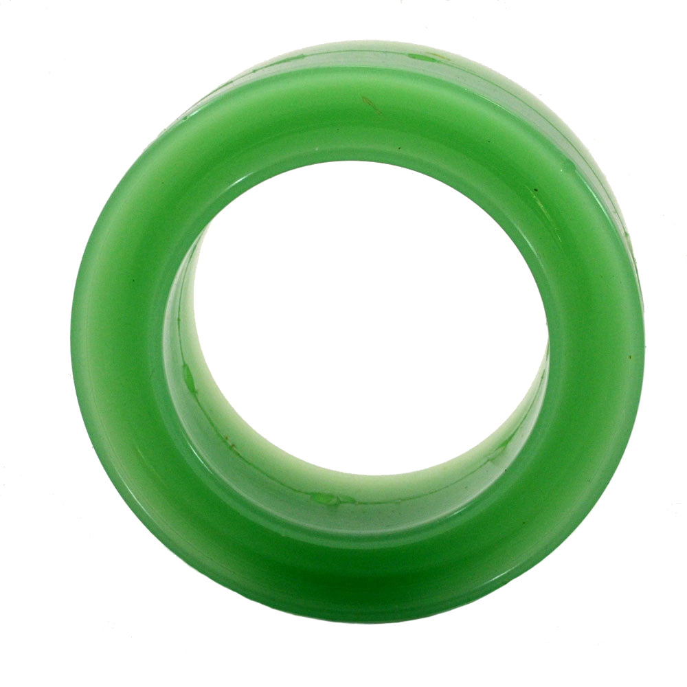 Spring Rubber - 70 Durometer - 2.5 in Barrel Spring - 1 in Height - Rubber - Green - Each