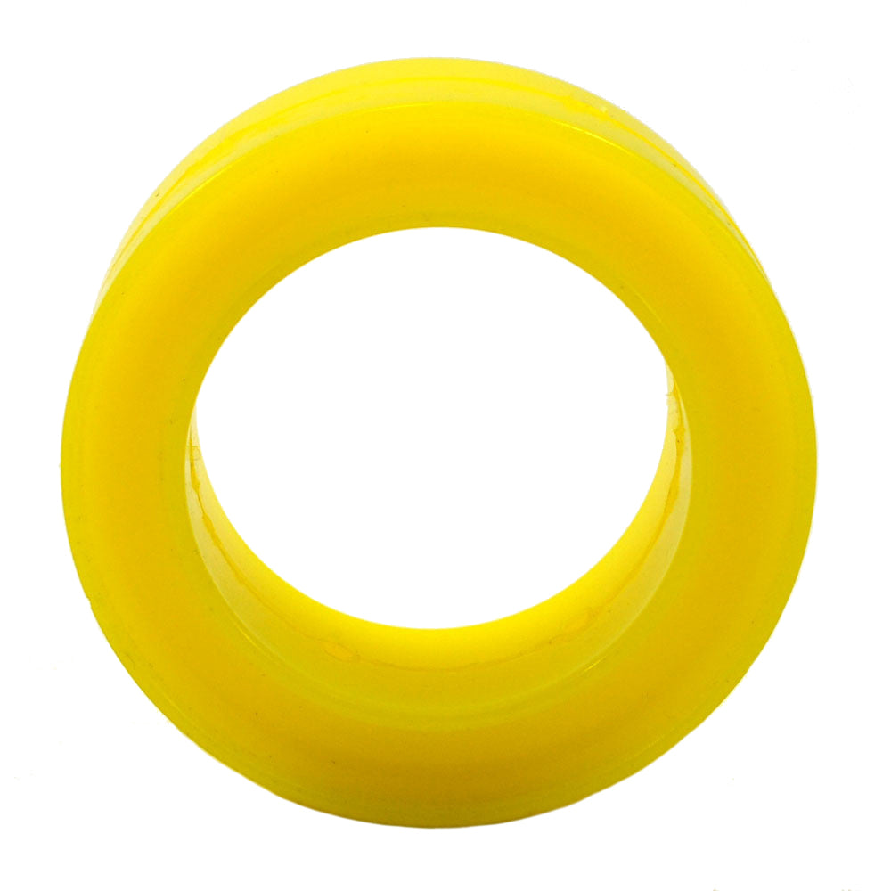 Spring Rubber - 80 Durometer - 2.5 in Barrel Spring - 1 in Height - Rubber - Yellow - Each