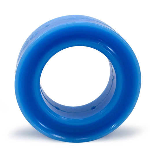 Spring Rubber - 90 Durometer - 5 in Springs - 1.5 in Height - Polyurethane - Blue - Each