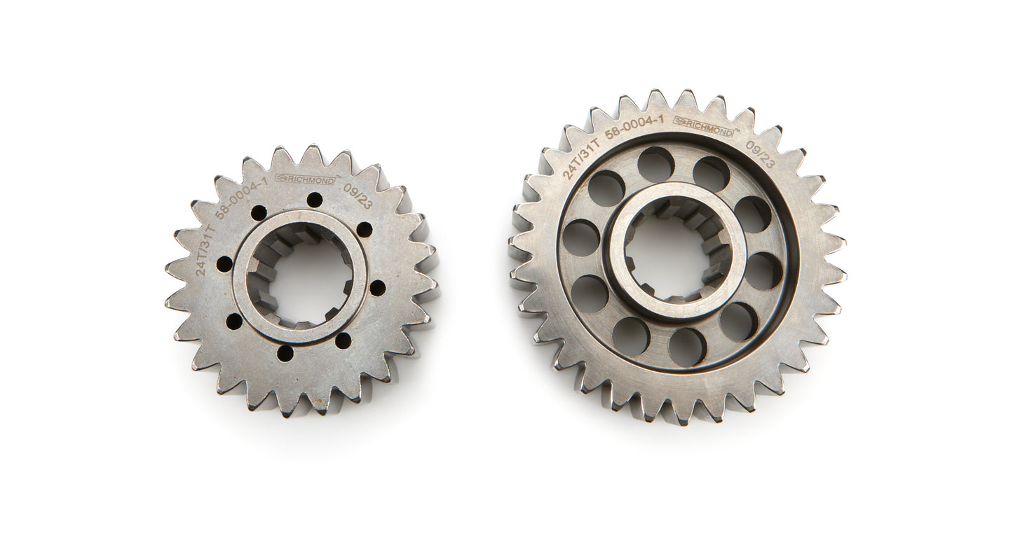 Quick Change Gear Set - 10 Spline - 4.11 Ratio 3.19 / 5.32 - 4.86 Ratio 3.76 / 6.28 - Steel - Pair