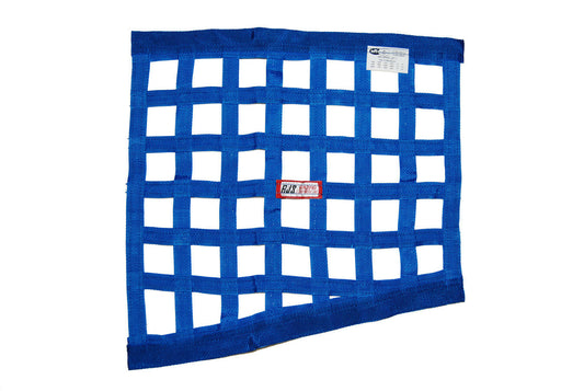 Window Net - SFI 27.1 - 1 in Webbing - Trapezoid - Blue - Drag Race - Each