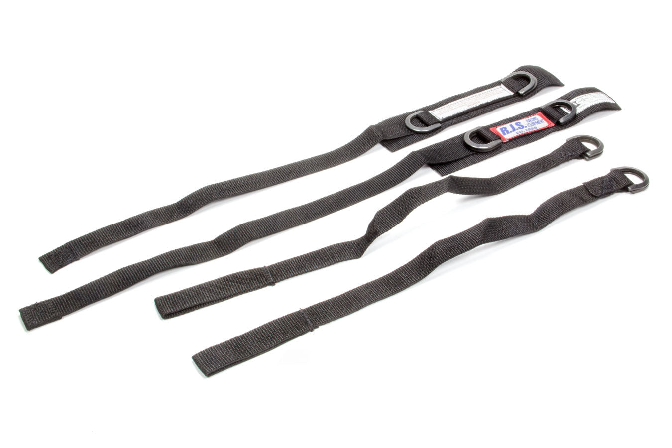 Arm Restraint Harness - SFI 3.3 - Individual Straps - 1 in D-Ring - Black - Junior Dragster - Kit