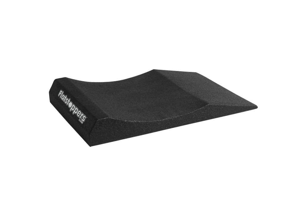 Storage Ramp - FlatStoppers - 1-1/4 in Tall - 28 in Long - 14 in Wide - 25-30 in Tire Diameters - Up to 12 in Wide Tires - Set of 4