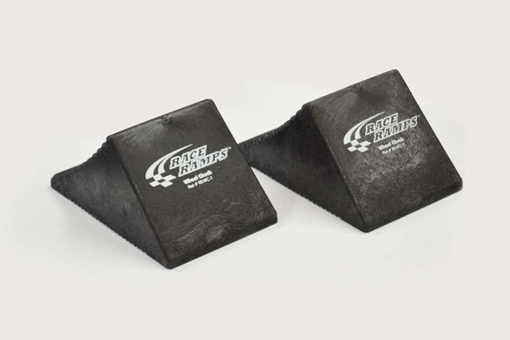 Wheel Chock - Race Chock - 4 in Height - 8 in Long - 5 in Wide - Pair