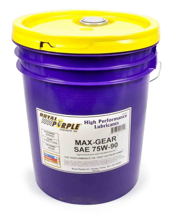 Gear Oil - Max Gear - 75W90 - Limited Slip Additive - Synthetic - 5 gal Bucket - Each