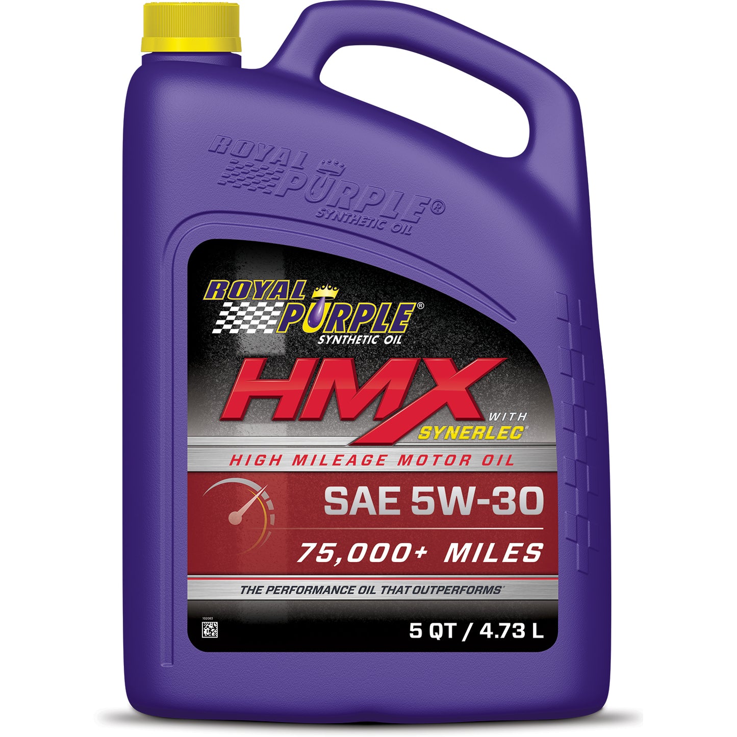 Motor Oil - HMX High Mileage - High Zinc - 5W30 - Synthetic - 5 qt Jug - Each