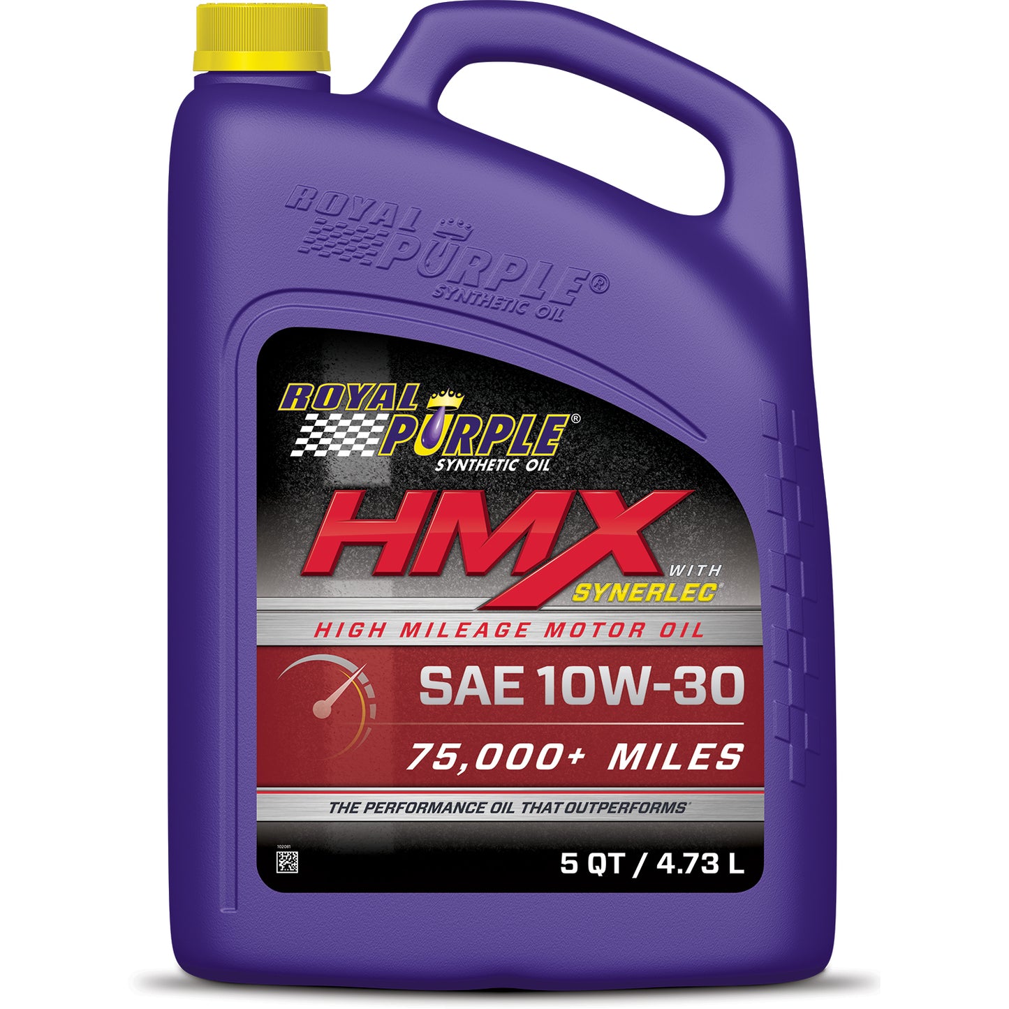 Motor Oil - HMX High Mileage - High Zinc - 10W30 - Synthetic - 5 qt Jug - Each
