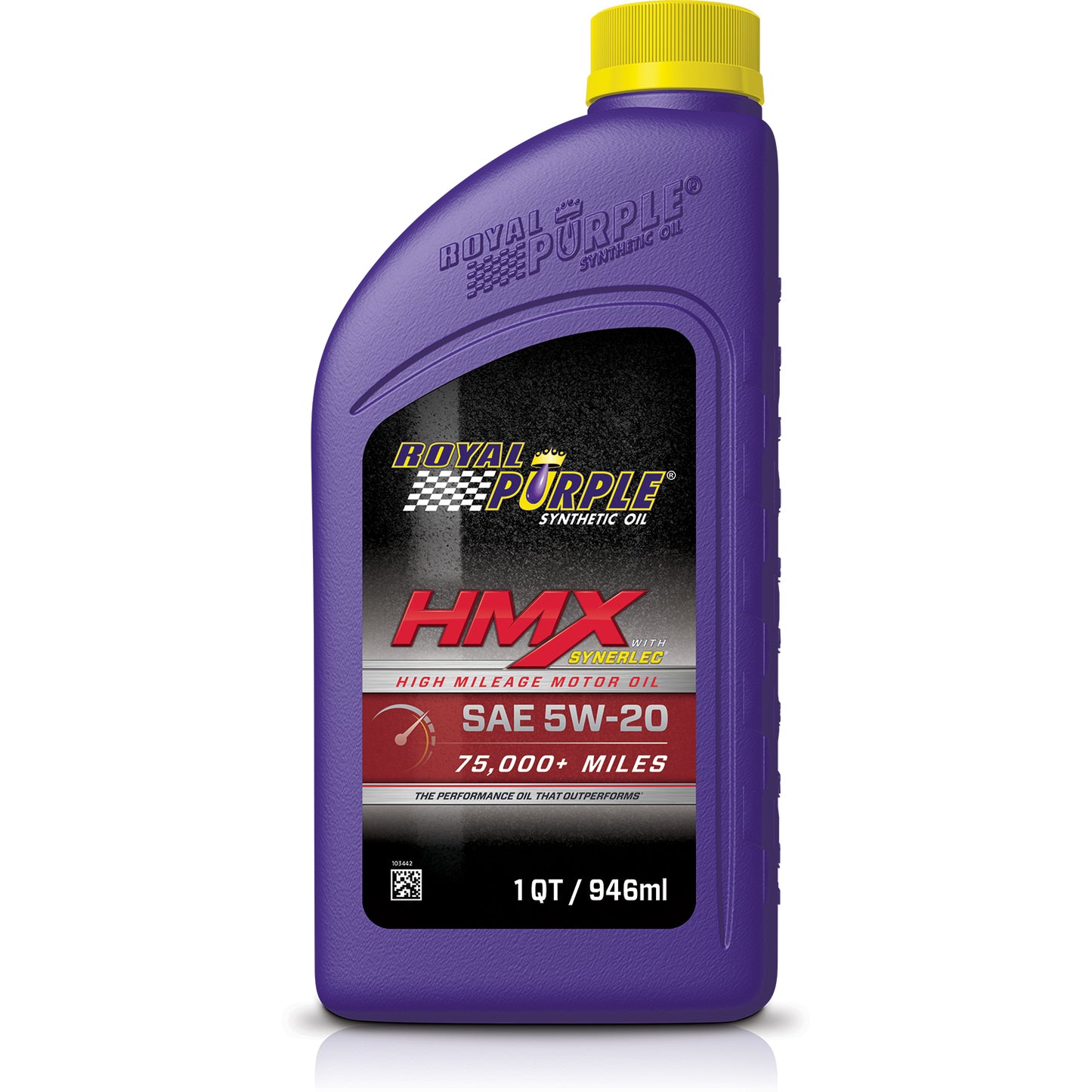 Motor Oil - HMX High Mileage - High Zinc - 5W20 - Synthetic - 1 qt Bottle - Each