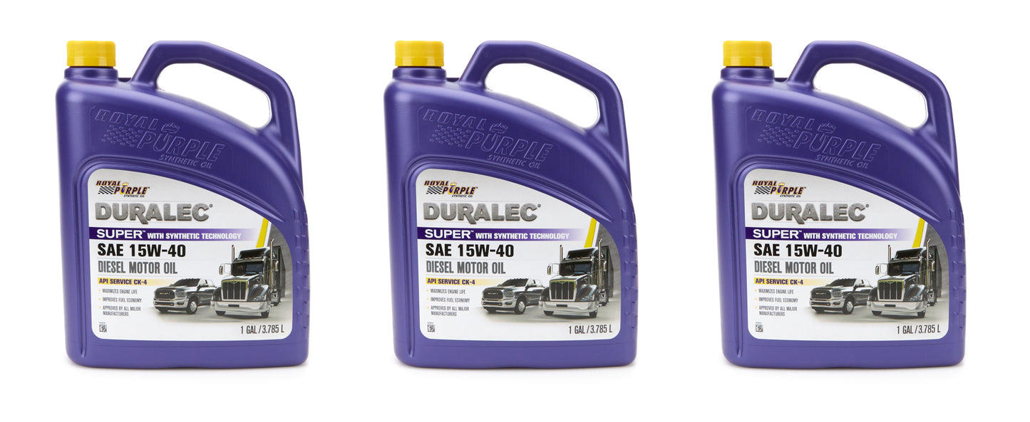 Motor Oil - 15W40 - Synthetic - 1 gal Jug - Set of 3