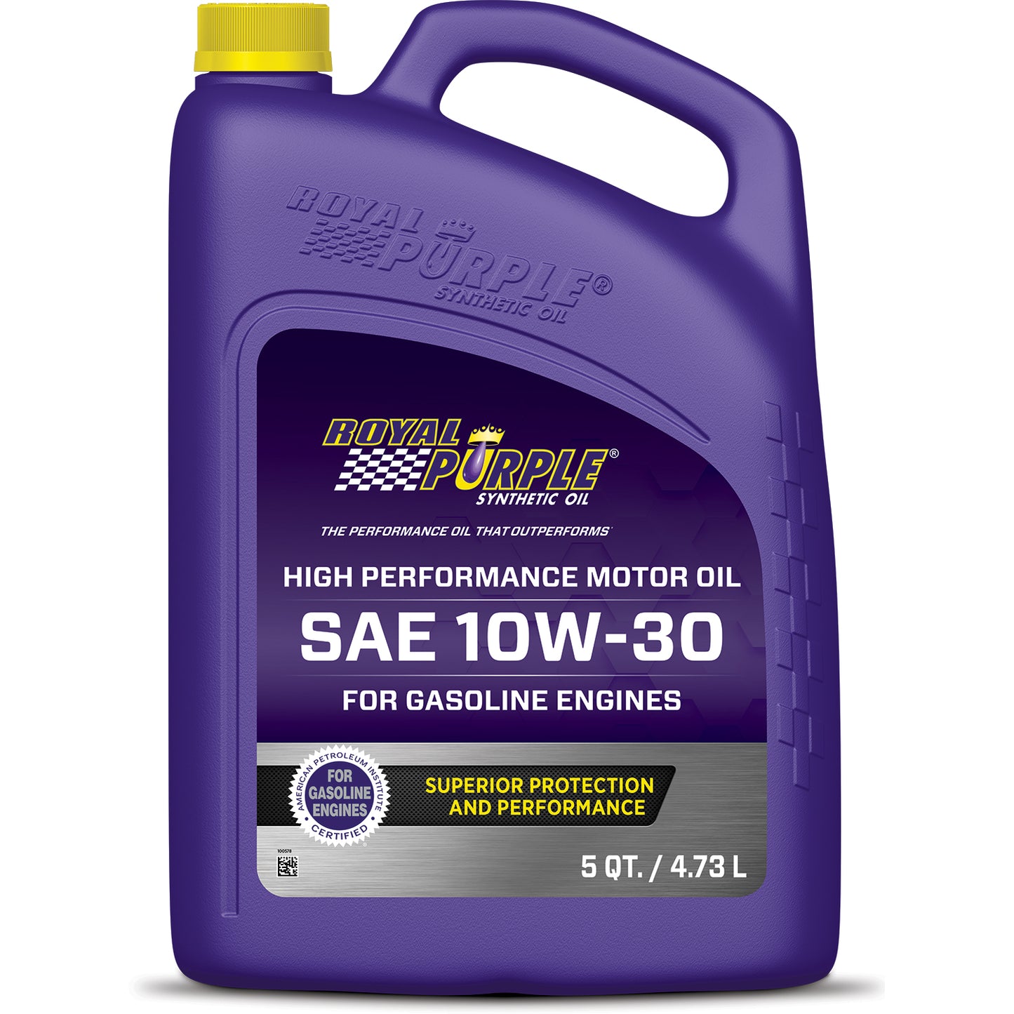 Motor Oil - 10W30 - Synthetic - 5 qt Jug - Each