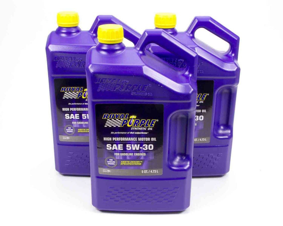 Motor Oil - 5W30 - Synthetic - 5 qt Jug - Set of 3