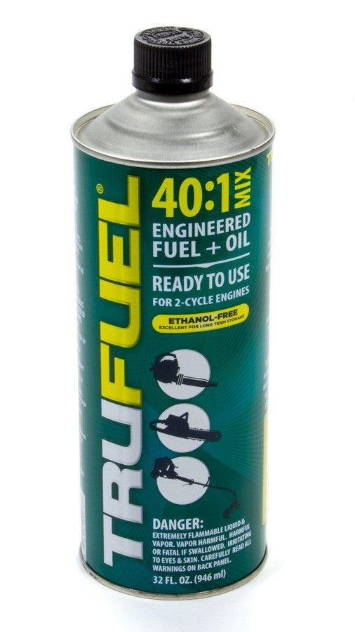 Gasoline - Trufuel 40:1 Pre-Mix - 2-Stroke - Octane - 32 oz Bottle - Each