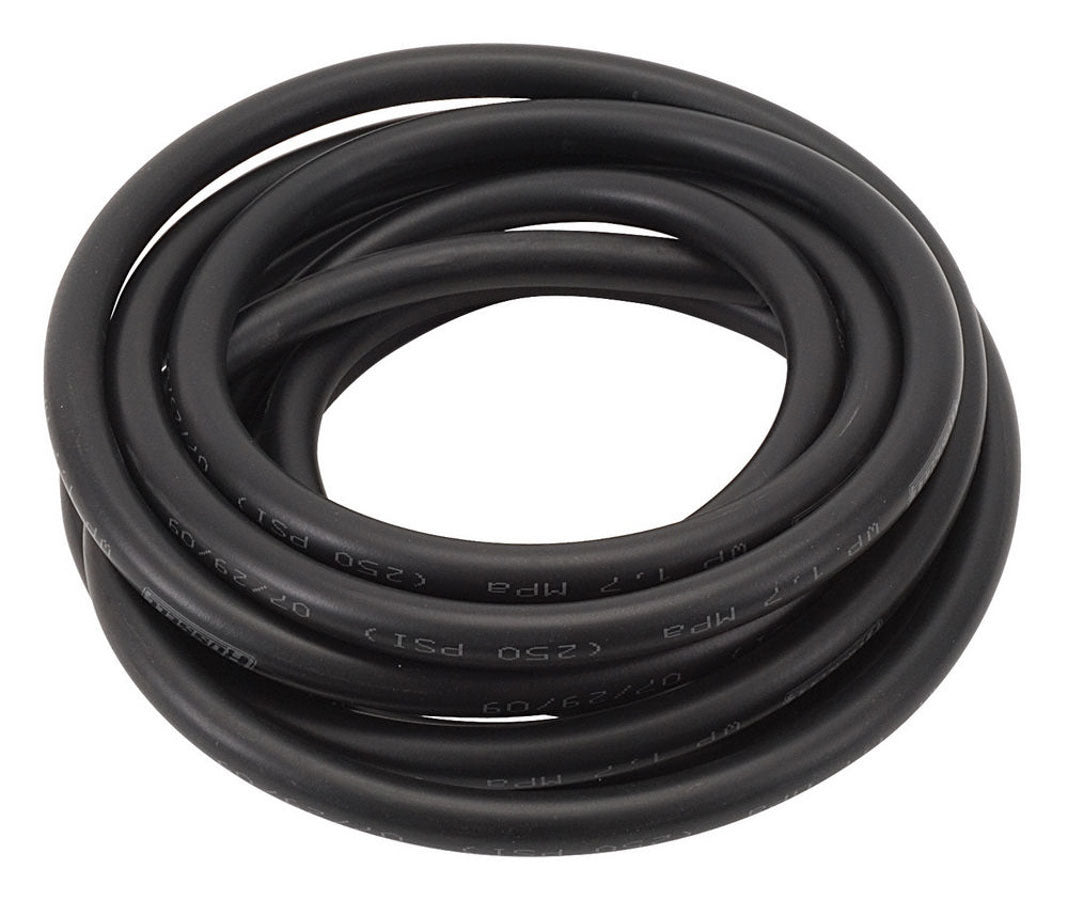Hose - Twist-Lok - 6 AN - 10 ft - Reinforced Rubber Hose - Black - Each