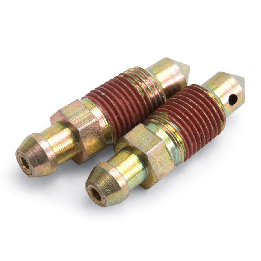 Brake Bleeder - Speed Bleeder - 10 mm x 1.00 Thread - 35 mm Long - Steel - Cadmium - Pair