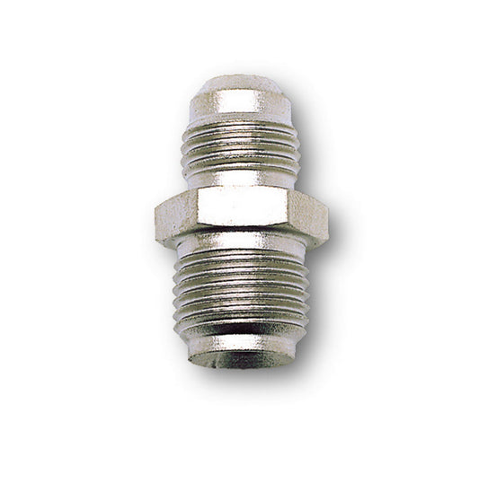 Fitting - Adapter - Straight - 6 AN Male to 5/8-18 in Inverted Flare Male - Aluminum - Nickel Anodized - Each