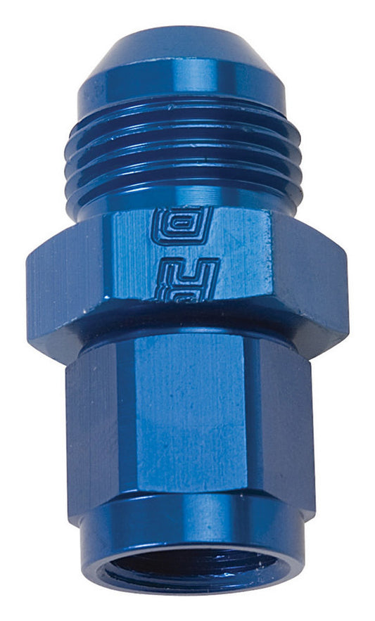 Fitting - Adapter - Straight - 6 AN Female to 8 AN Male - Aluminum - Blue Anodized - Each