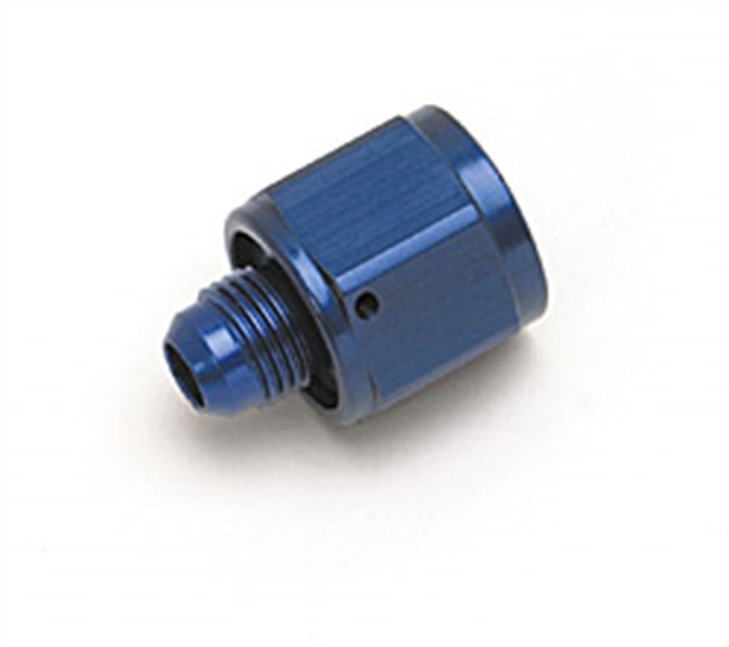 Fitting - Adapter - Straight - 6 AN Female to 4 AN Male - Aluminum - Blue Anodized - Each