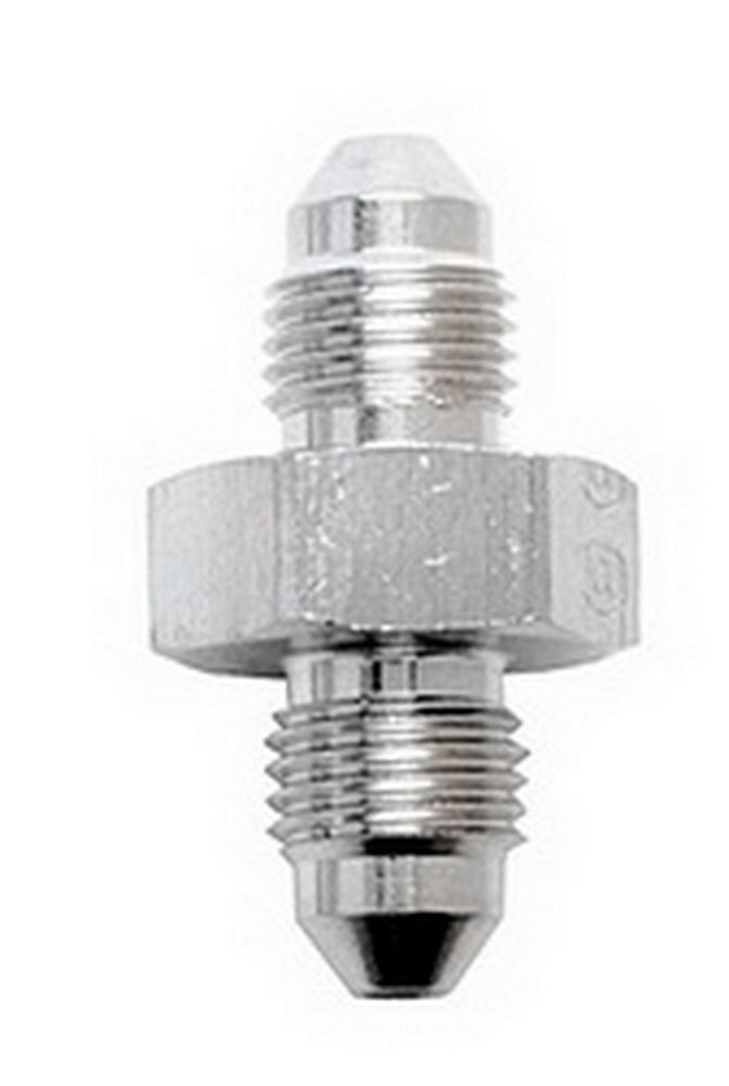 Fitting - Adapter - Straight - 3 AN Male to 3 AN Male - Aluminum - Nickel Anodized - Each