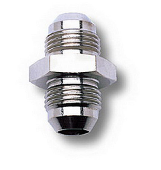 Fitting - Adapter - Straight - 6 AN Male to 6 AN Male - Aluminum - Nickel Anodized - Each