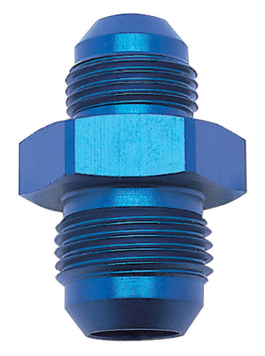 Fitting - Adapter - Straight - 6 AN Female to 8 AN Male - Aluminum - Blue Anodized - Each