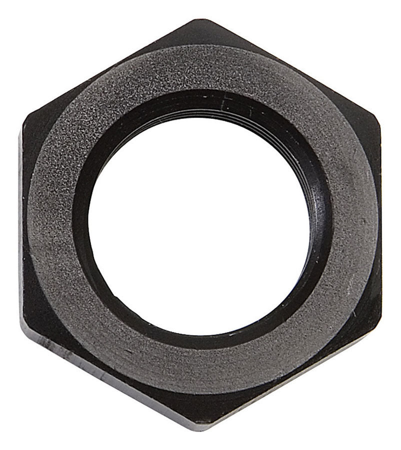 Bulkhead Fitting Nut - 6 AN - Aluminum - Black Anodized - Each